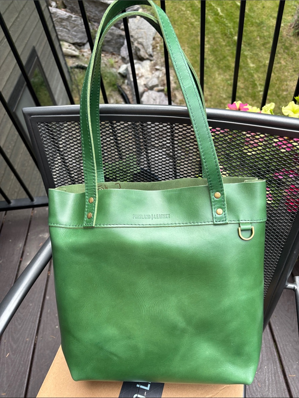 Cowboy Mint Montana Tote, Portland Leather, New in Box